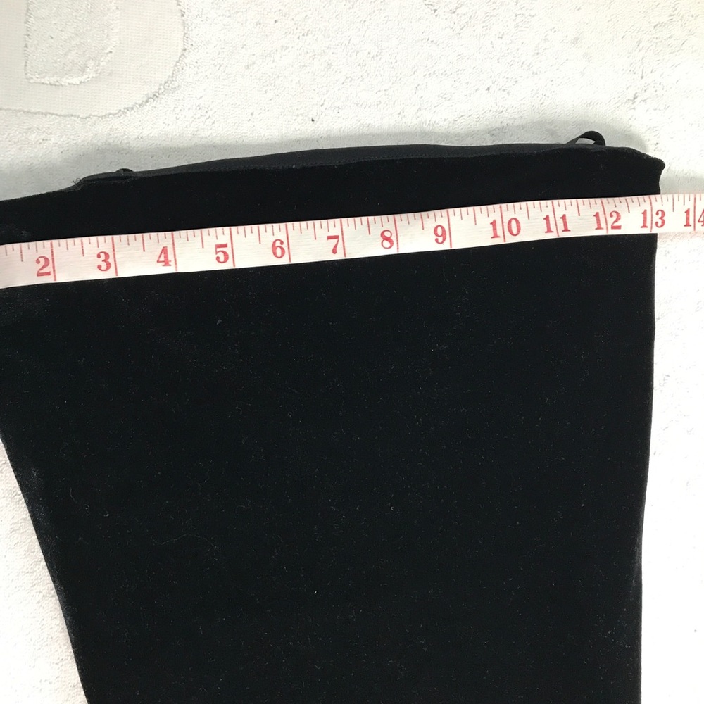 VTG CHARLOTTE RUSSE WOMENS DRESS BLACK VELVET STRETCH XS - Picture 8 of 11